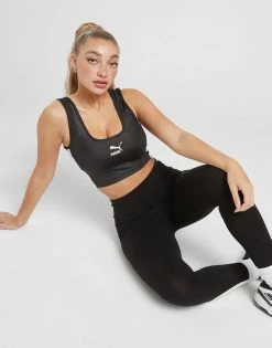 Puma Shiny Cropped Top Sort