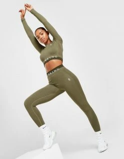 Gym King Tights Dame Grøn