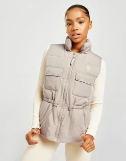 Gym King Utility Gilet Brun