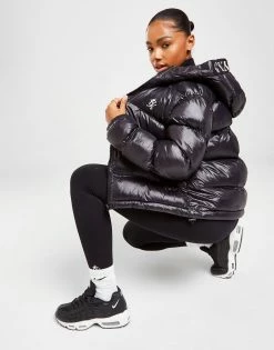 Gym King Impact Puffer Jacket Sort