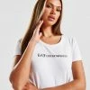 Emporio Armani EA7 Logo T-Shirt Hvid