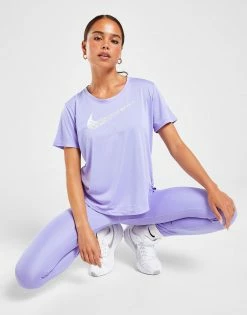 Nike Running Swoosh Dri-FIT T-Shirt Lilla
