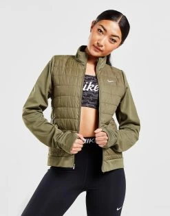 Nike Running Synthetic Jacket Grøn