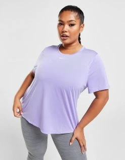 Nike Plus Size Dri-FIT One T-Shirt Lilla