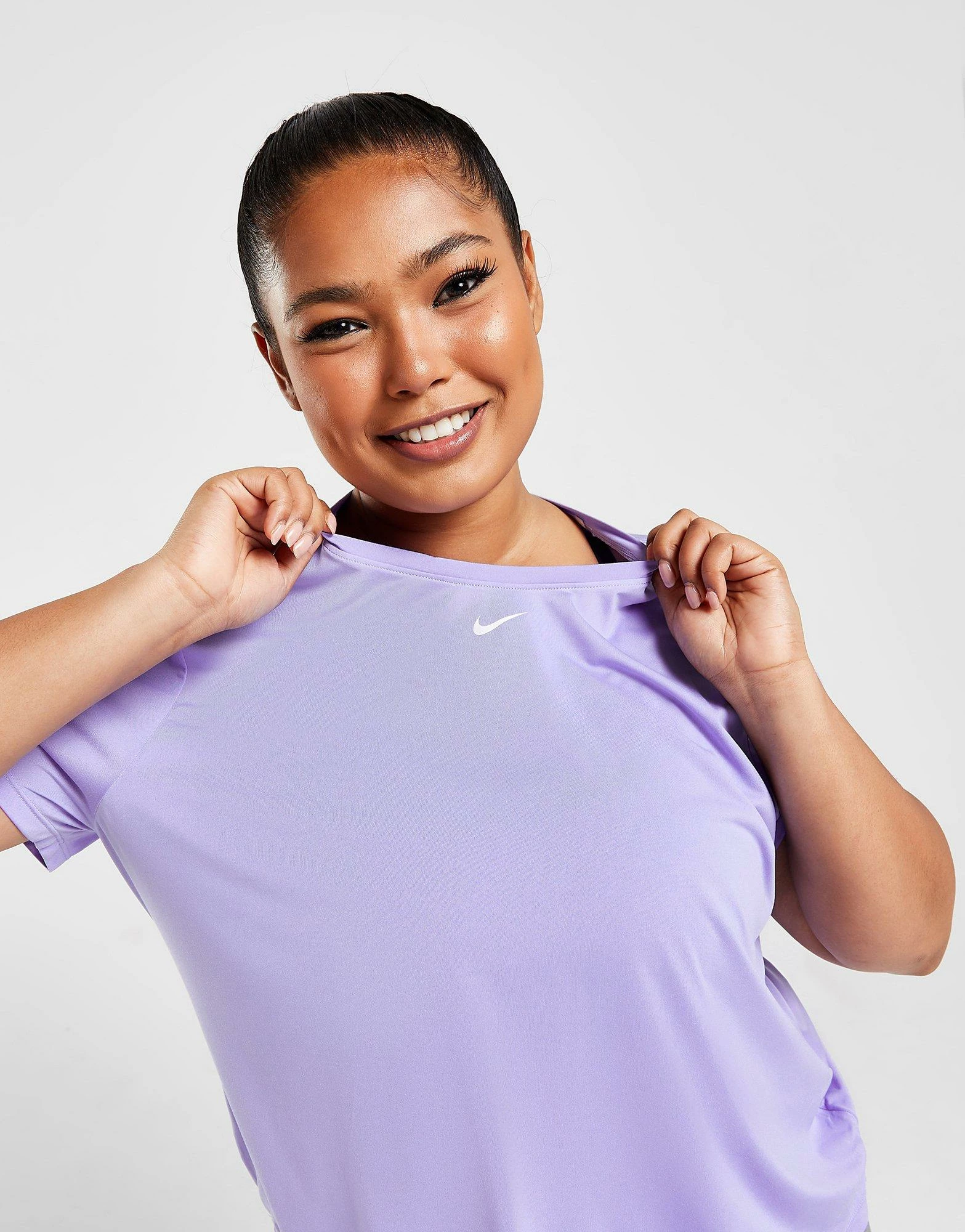 Nike Plus Size Dri-FIT One T-Shirt Lilla - Billede 5