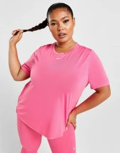 Nike Plus Size Dri-FIT One T-Shirt Pink