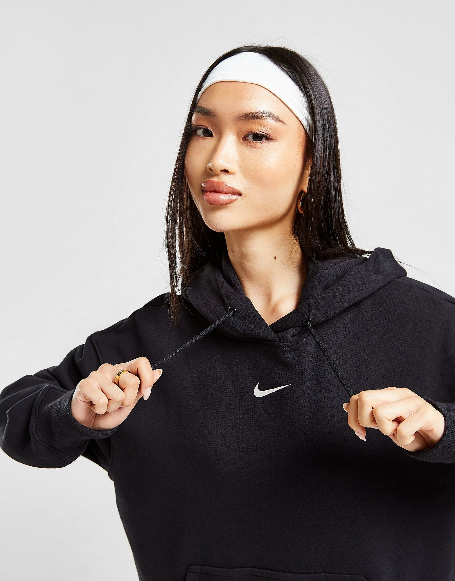 Nike Trend Oversized Hoodie Sort - Billede 4