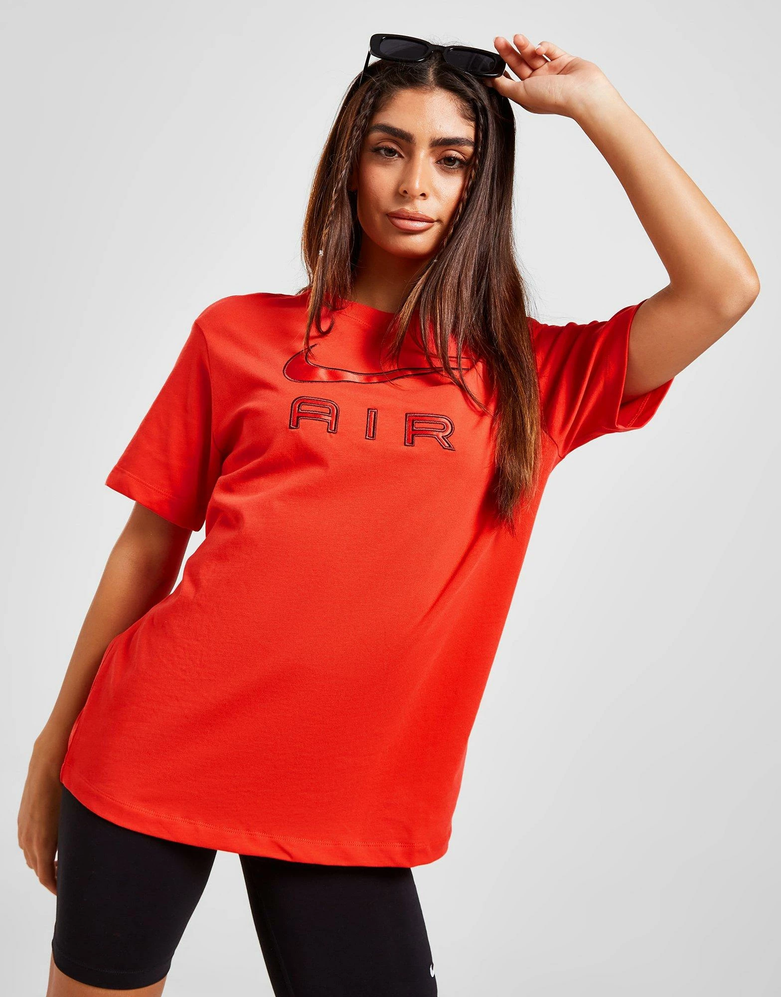 Nike Air Boyfriend T-Shirt Dame Orange - Billede 3