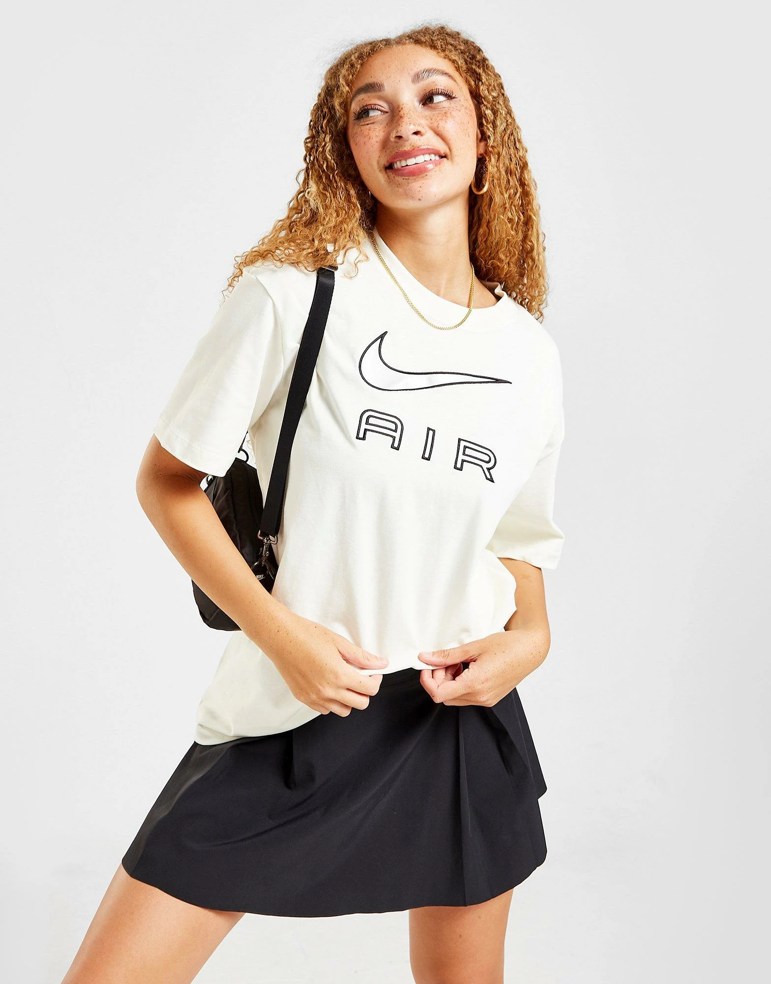 Nike Air Boyfriend T-Shirt Dame Hvid