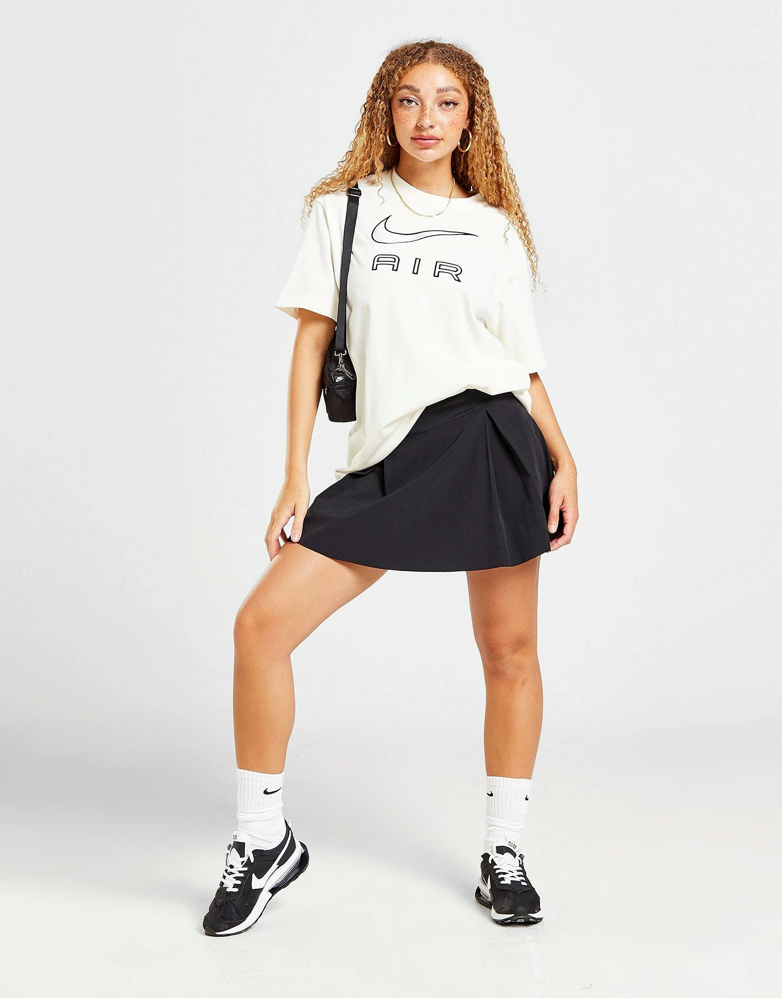 Nike Air Boyfriend T-Shirt Dame Hvid - Billede 5