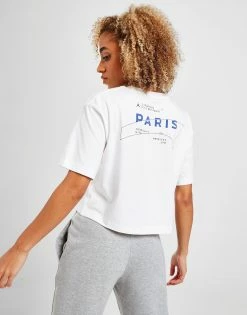 Jordan Paris Saint Germain Boxy Graphic T-Shirt Hvid