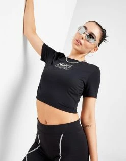 Nike Sportswear Slim Crop T-Shirt Sort
