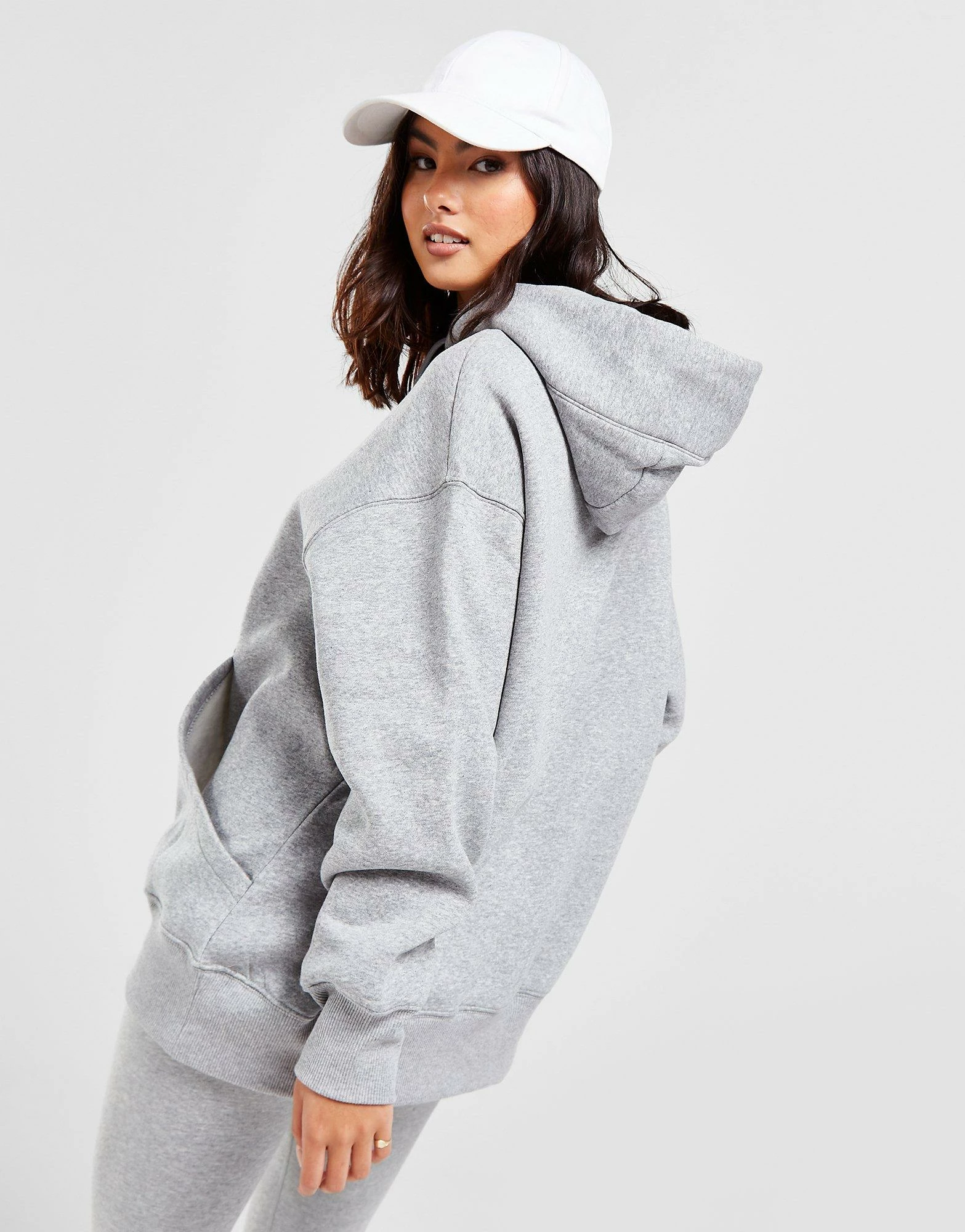 Nike Phoenix Oversized Hoodie Grå - Billede 3