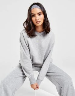 Nike Phoenix Fleece Oversized Crew Sweatshirt Women's Grå
