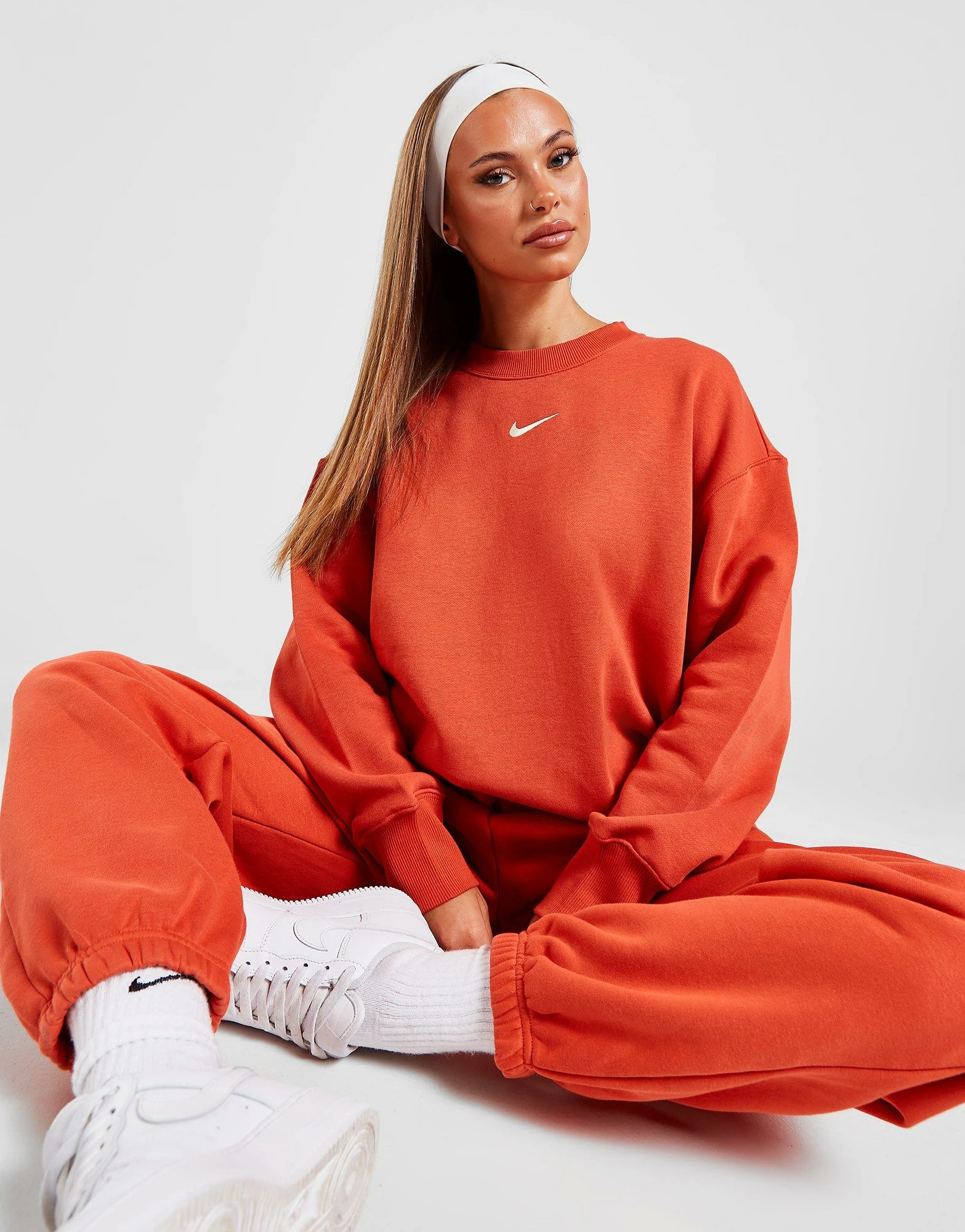 Nike Trend Oversized Sweatshirt Orange