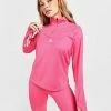Adidas Glam 1/4 Zip Top Pink