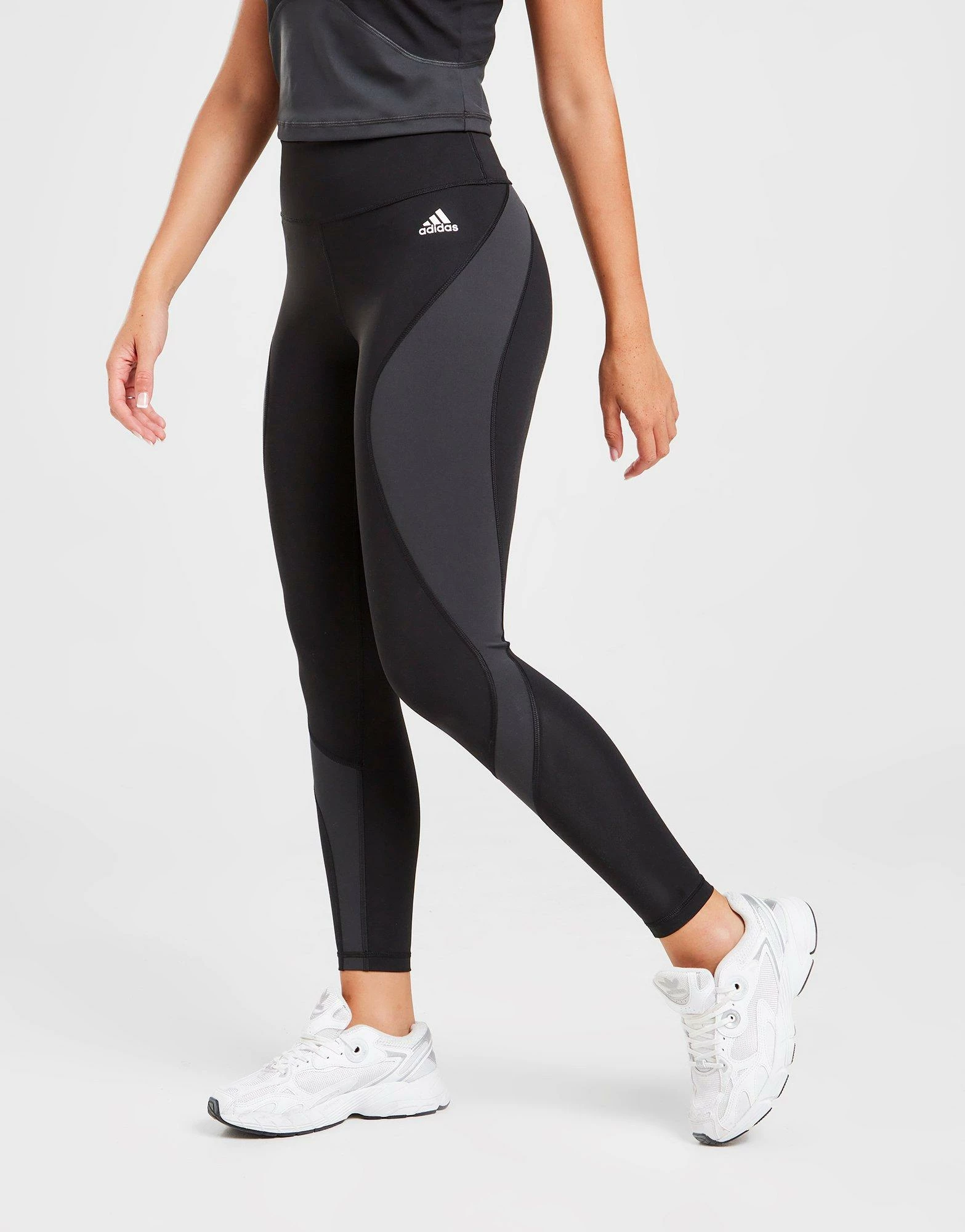Adidas HIIT Colour Block Tights Sort - Billede 2