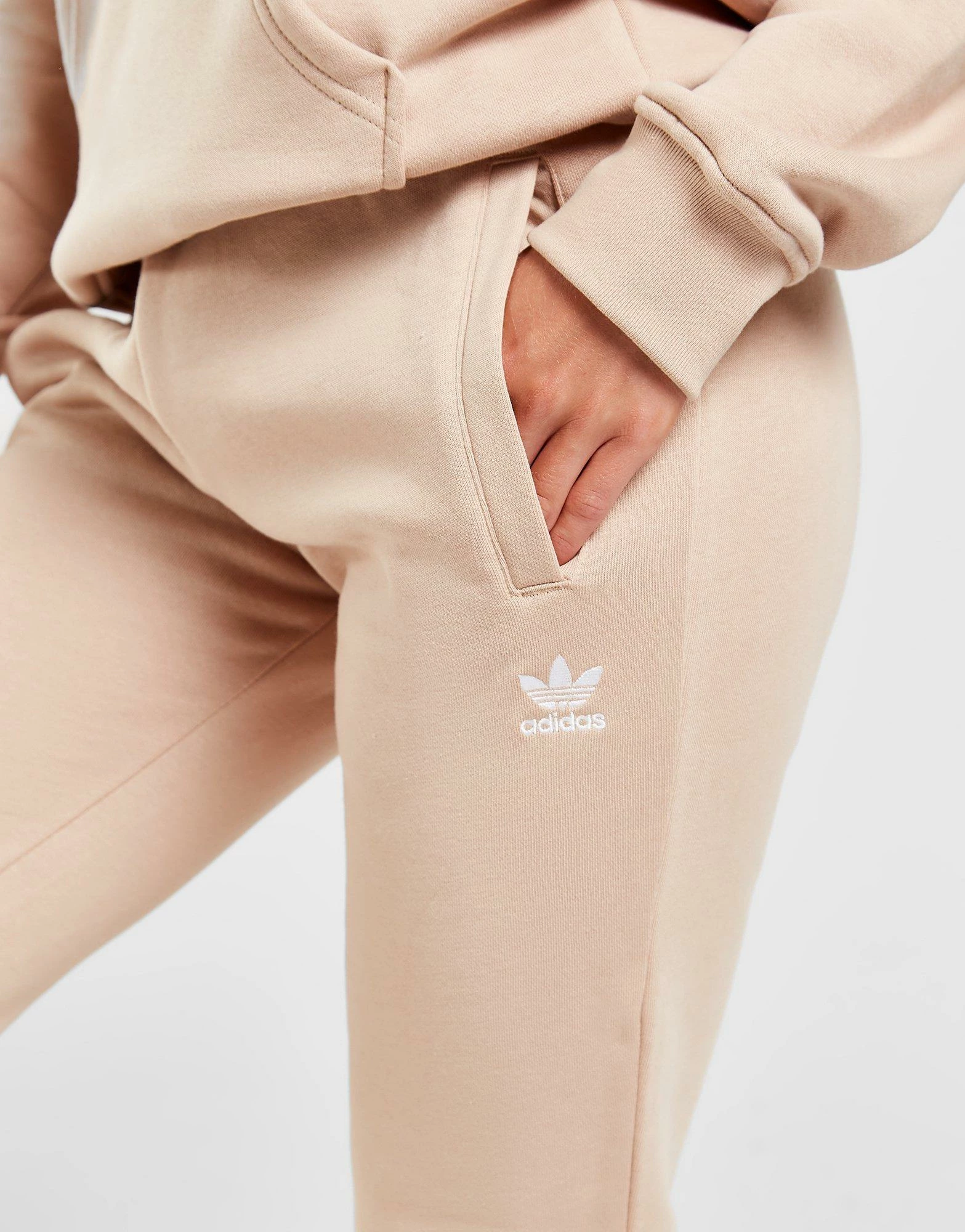 Adidas Originals Essential Slim Joggingbukser Dame Brun - Billede 4