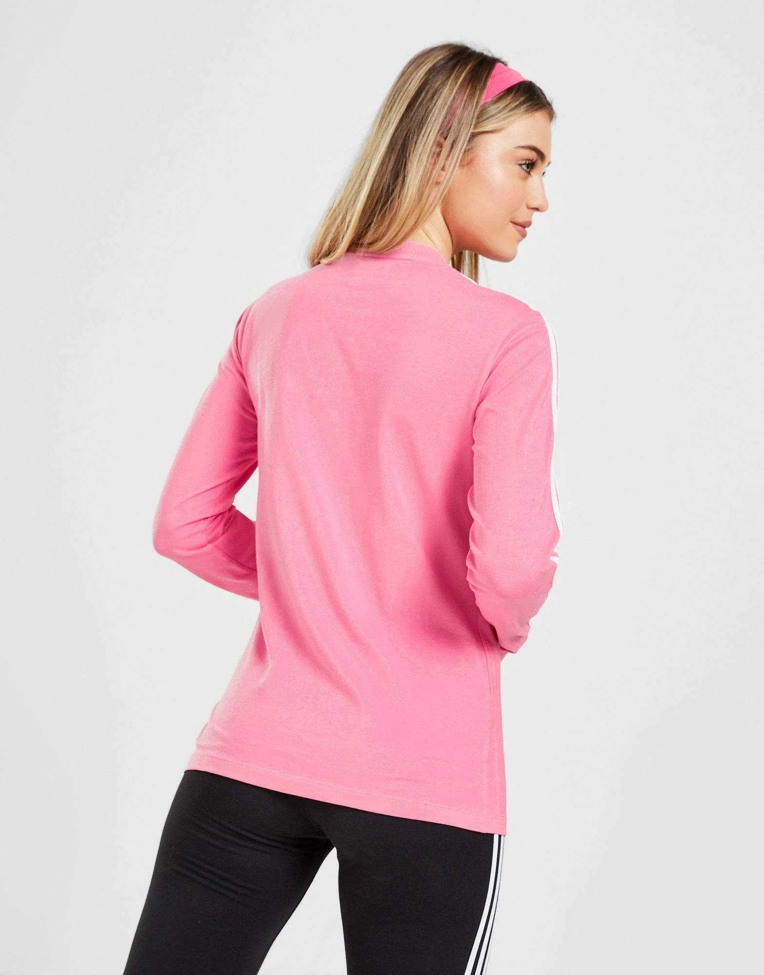 Adidas Originals 3-Stripes California T-Shirt Dame Pink - Billede 4