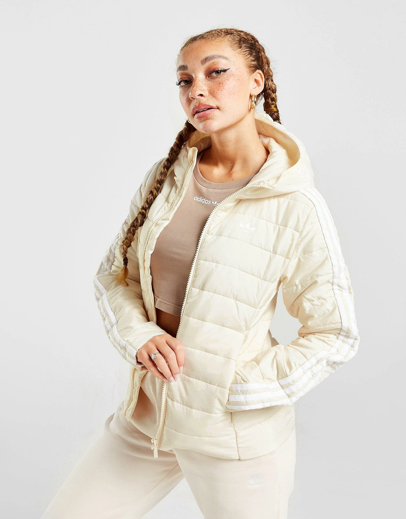 Adidas Originals Slim Jacket Hvid