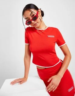 Adidas Originals Resort Crop T-Shirt Dame Rød