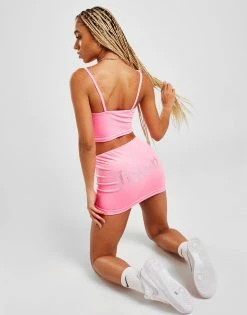 JUICY COUTURE Diamante Skirt Pink