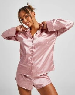 JUICY COUTURE All Over Print Pyjama Shirt Pink