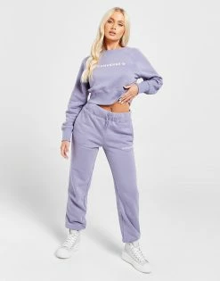 Converse Wordmark Crew Sweatshirt Lilla -Pink Soda Sport shop jd 559553 e
