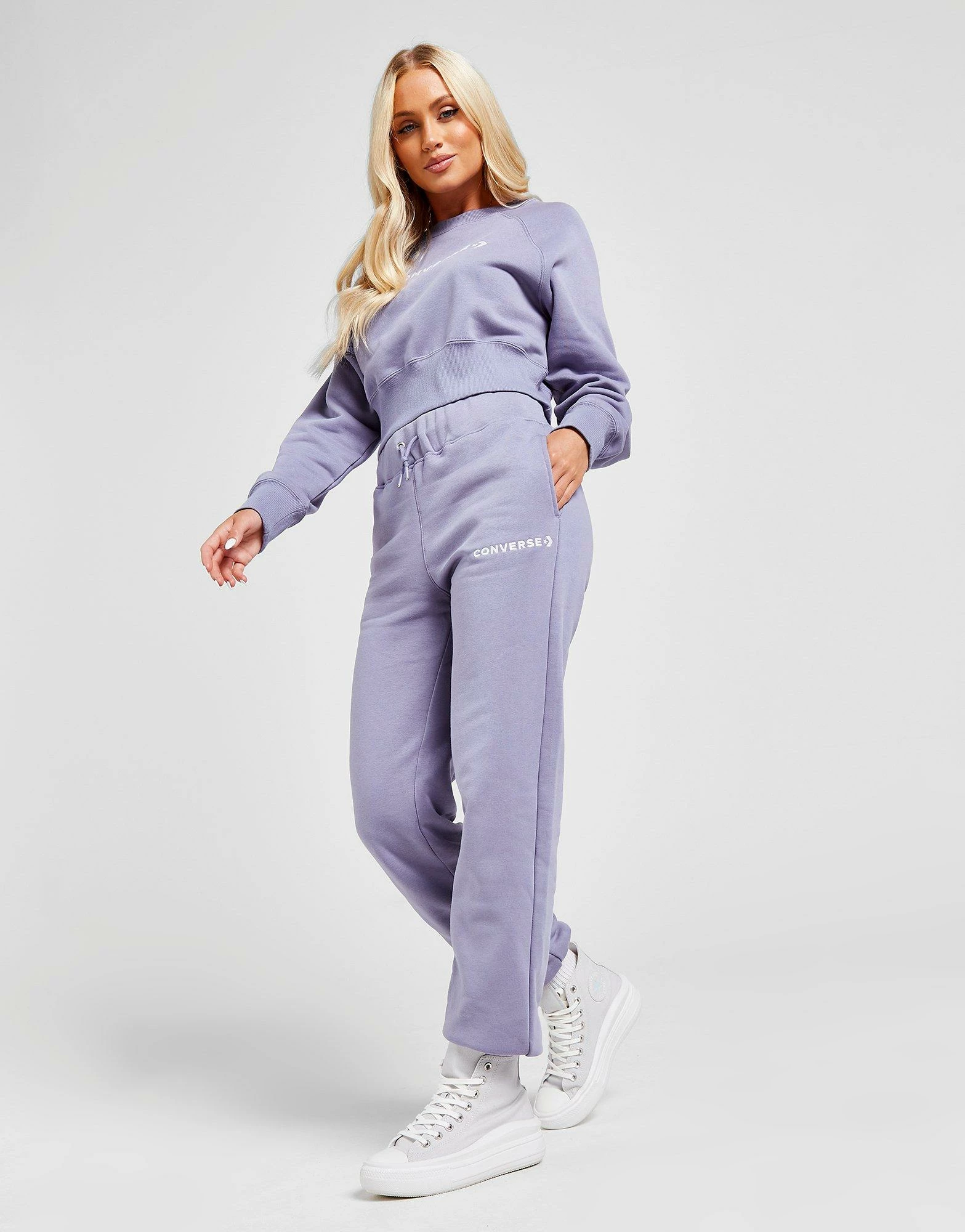 Converse Wordmark Joggers Lilla - Billede 5