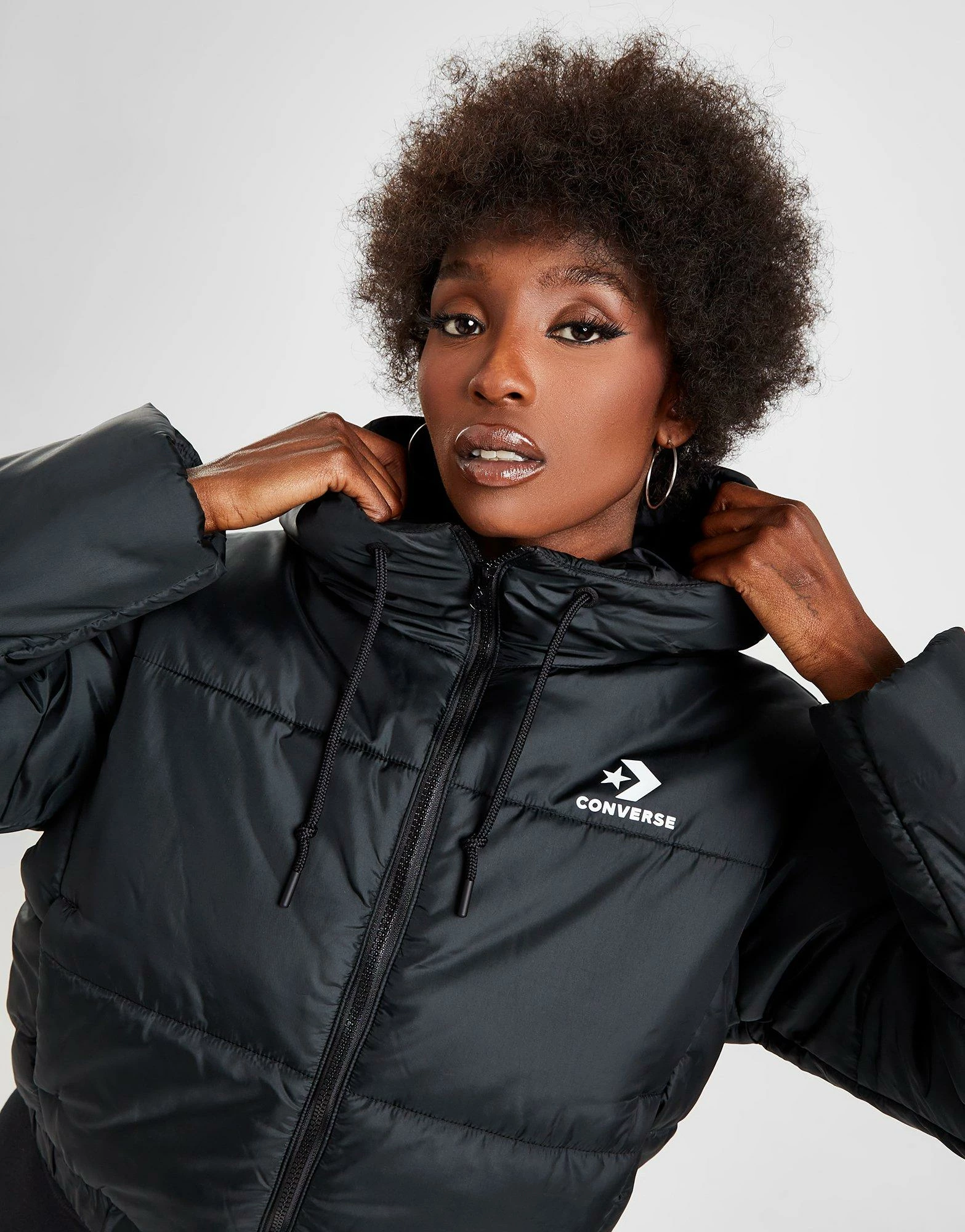 Converse Star Chevron Puffer Jacket Sort