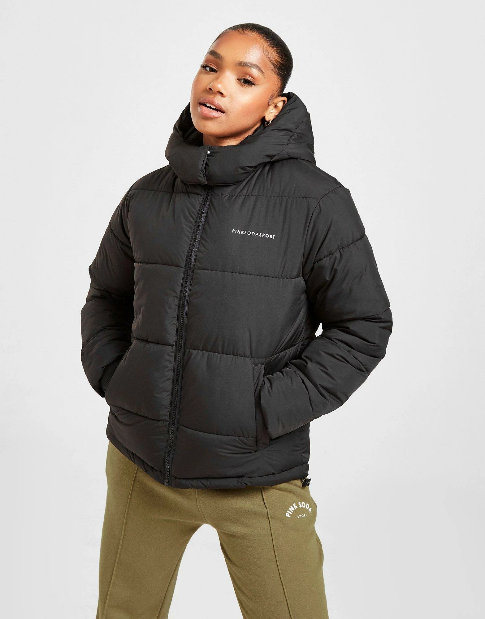 Pink Soda Sport Calabria Padded Jacket Sort - Billede 2