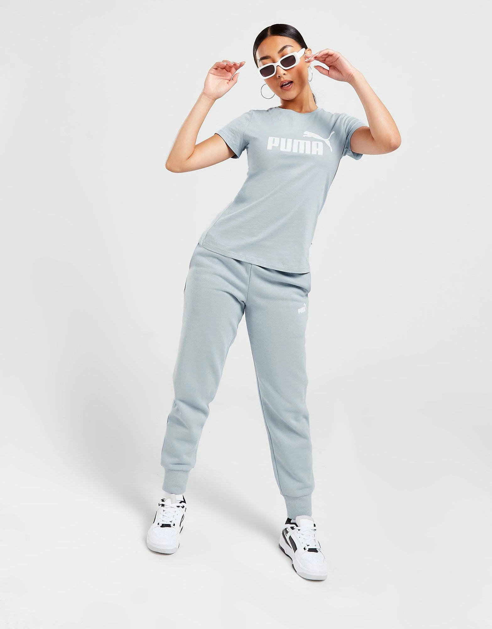 Puma Core Joggingbukser Dame Blå - Billede 6