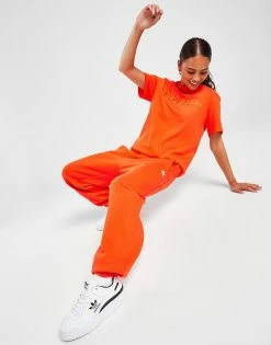 Adidas Originals Trefoil Joggers Orange