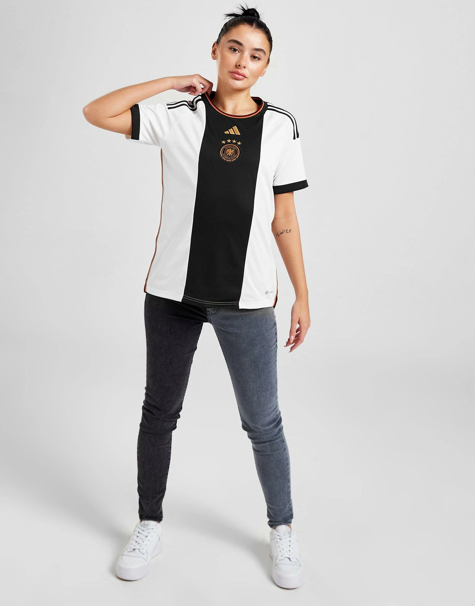 Adidas Germany 2022 Home Shirt Women's Hvid - Billede 5