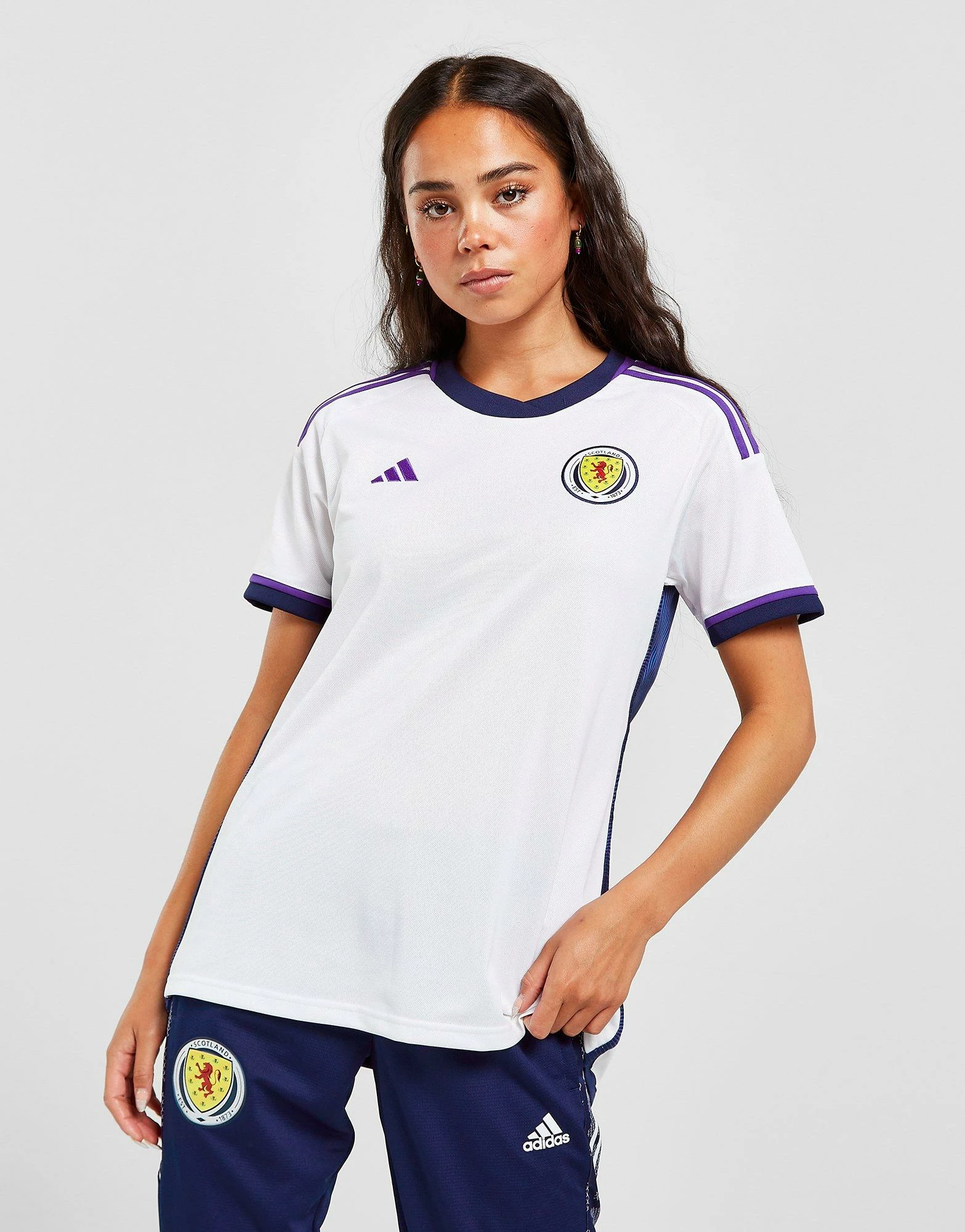 Adidas Scotland 2022 Away Shirt Women's Hvid - Billede 3
