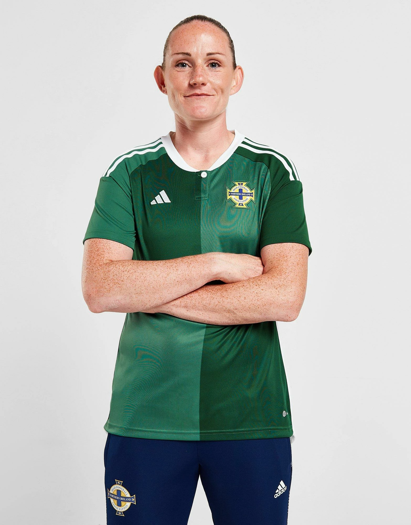 Adidas Northern Ireland 2022 Home Shirt Women's Grøn
