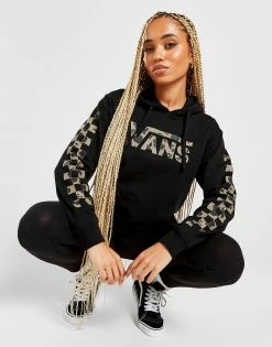 Vans Leopard Print Infil Hoodie Sort