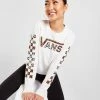 Vans Leopard Infill Long Sleeve T-Shirt Hvid