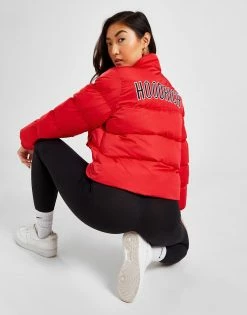 Hoodrich Short Puffer Jacket Rød