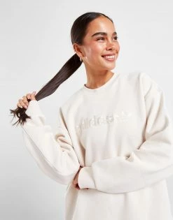 Adidas Originals Boyfriend Sweatshirt Hvid