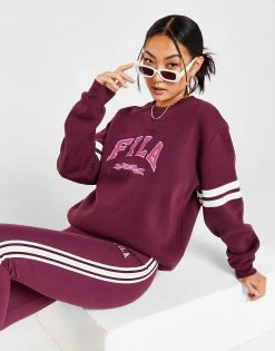 Fila Varsity Crew Sweatshirt Lilla
