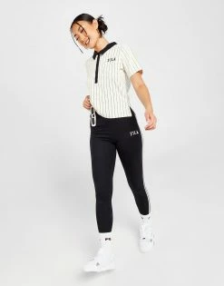 Fila Stripe Polo T-Shirt Hvid 9 Fila Stripe Polo T-Shirt Hvid -Pink Soda Sport shop jd 574794 c
