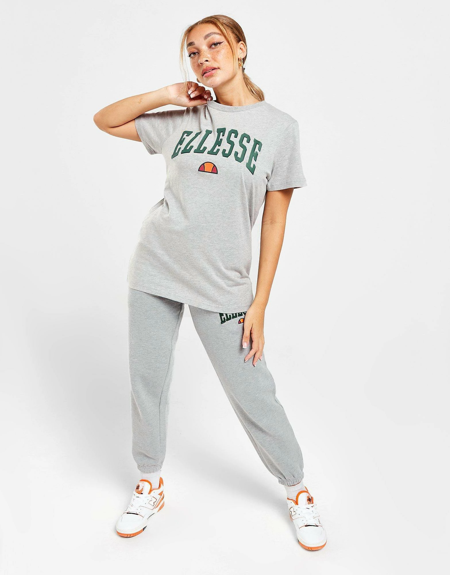 Ellesse Varsity Oversized T-Shirt Grå - Billede 4