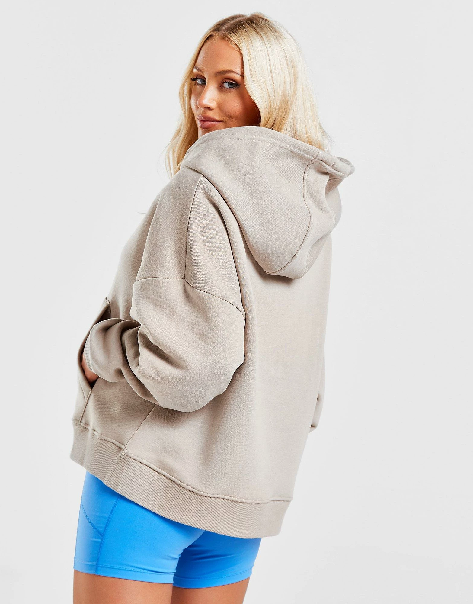 Gym King Slouch Hoodie Brun - Billede 3