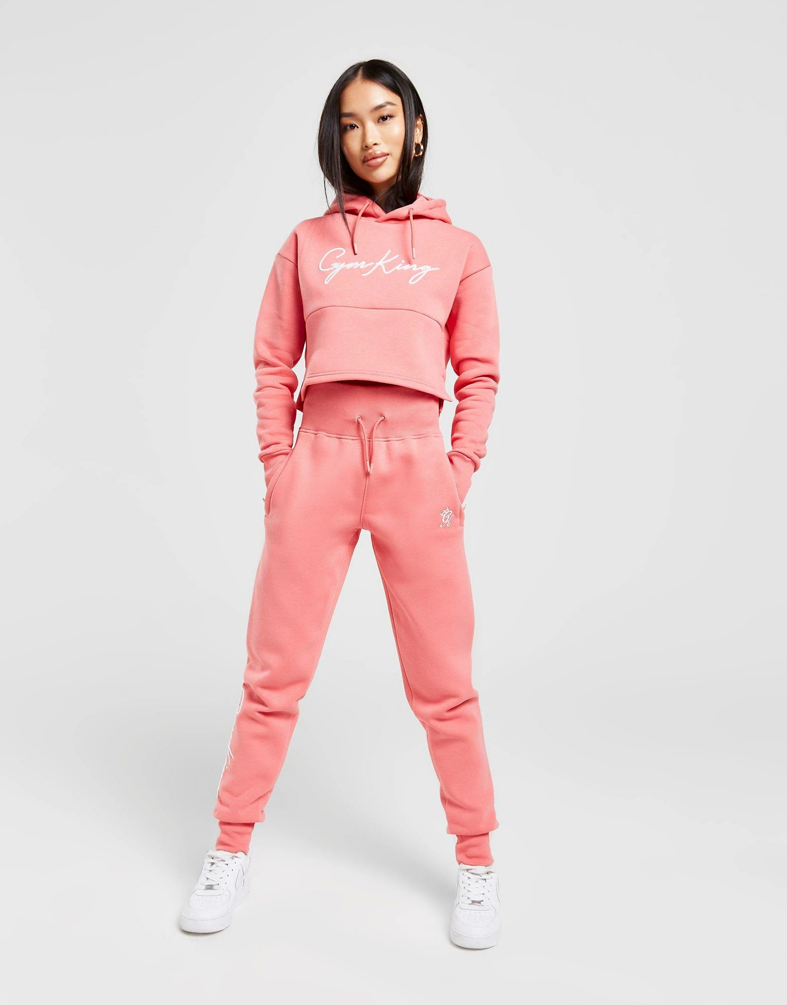 Gym King Sky Hoodie Pink - Billede 5