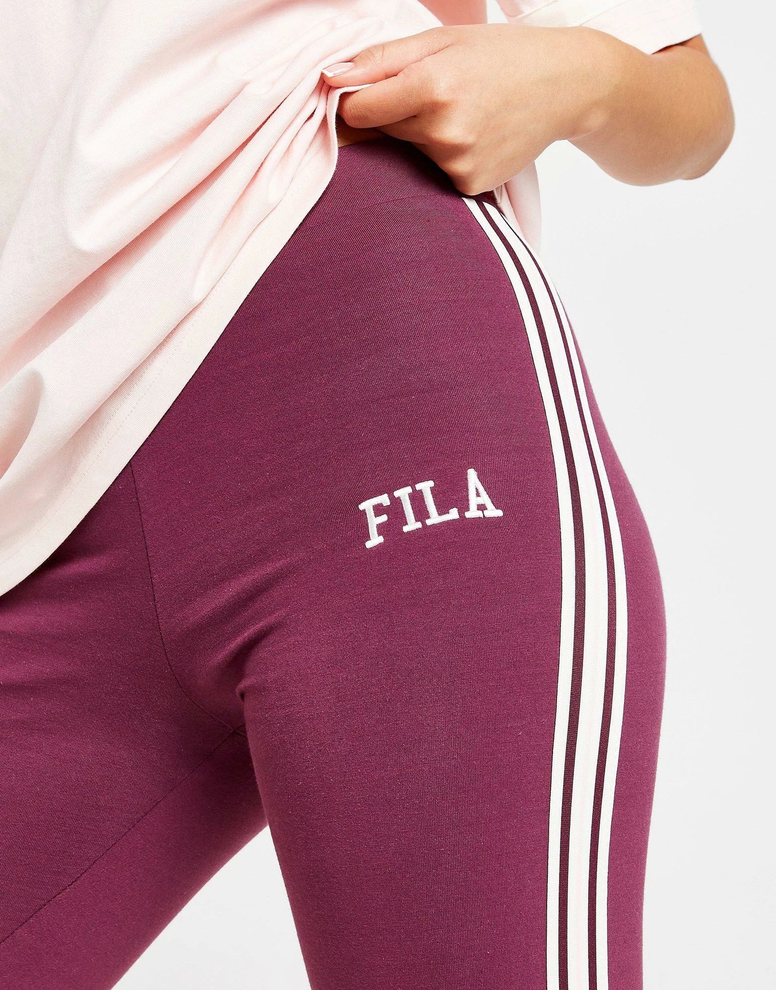 Fila Stripe Leggings Lilla - Billede 4