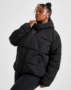 Supply & Demand Plus Size Parkour Padded Jacket Sort