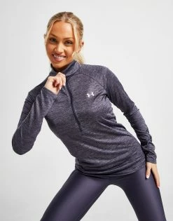 Under Armour Tech 1/2 Zip Træningstrøje Dame Lilla