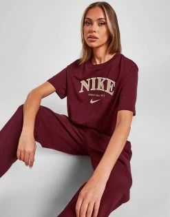 Nike Varsity Boyfriend T-Shirt Rød