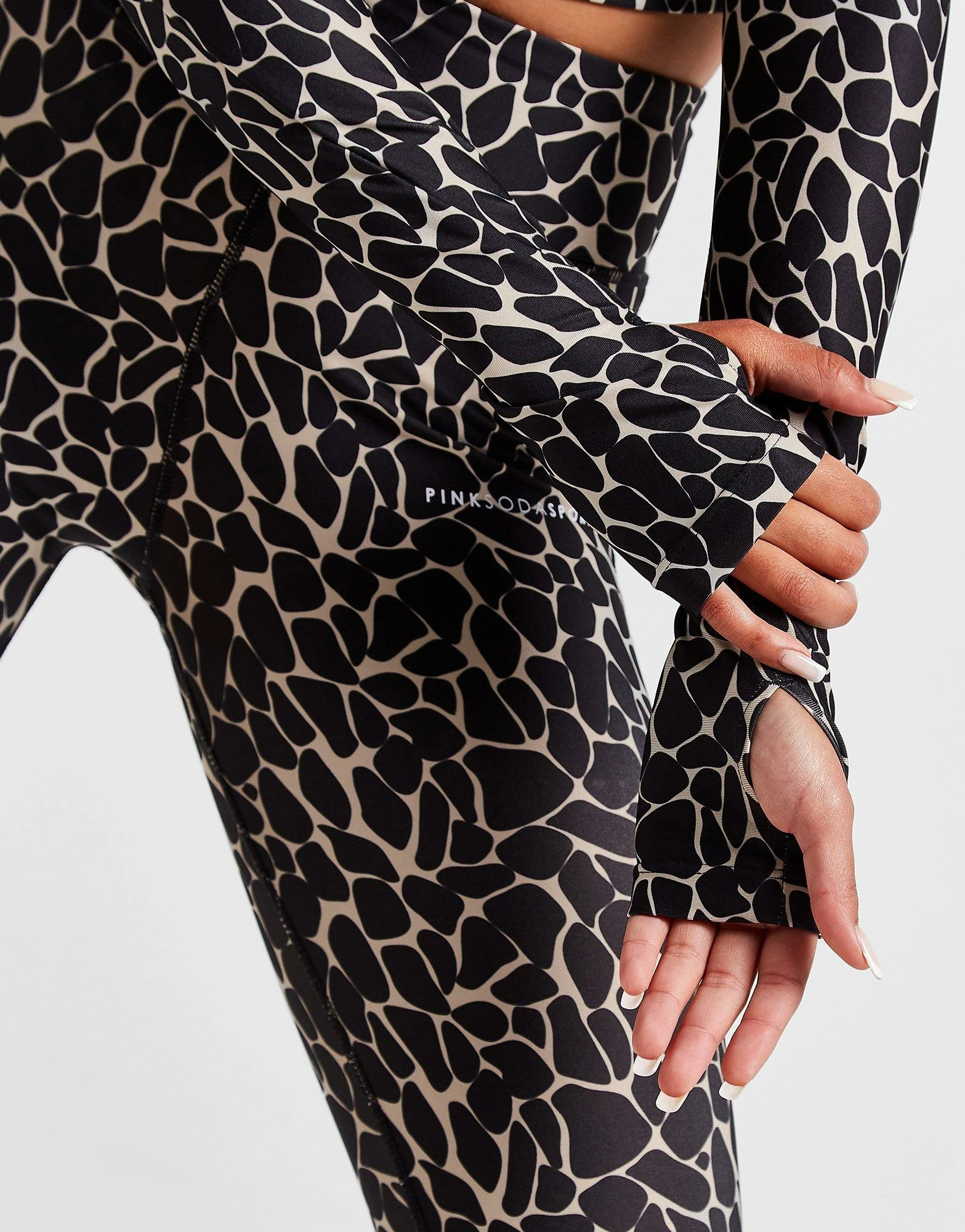 Pink Soda Sport Amir All Over Print 1/4 Zip Top Multi - Billede 5